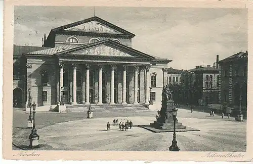 München Nationaltheater gl1931 C1926