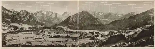 Oberstdorf Panorama Klappkarte ngl 135.314