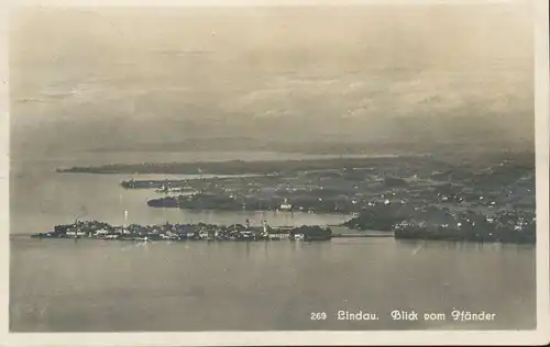 Lindau i.B. Blick vom Pfänder gl1928 134.965