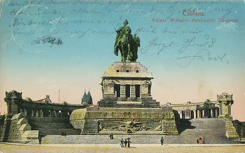 Koblenz Kaiser-Wilhelm-Denkmal gl1913 133.996