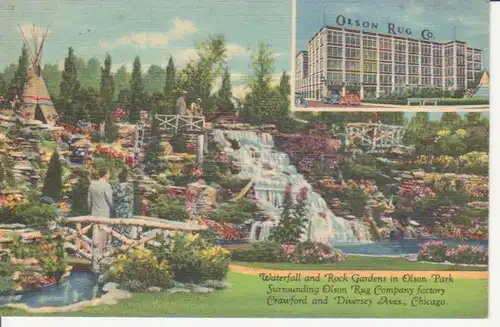 Chicago Olson Park Waterfall/Rock Gardens ngl 204.563