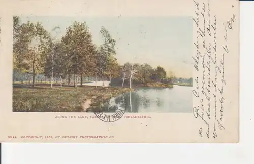 Philadelphia Fairmount Park Lakescene gl1904 204.463