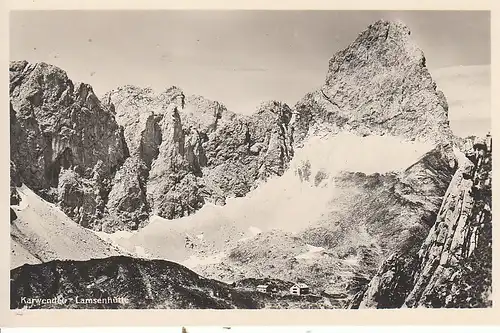 Karwendel mit Lamsenhütte ngl C5355