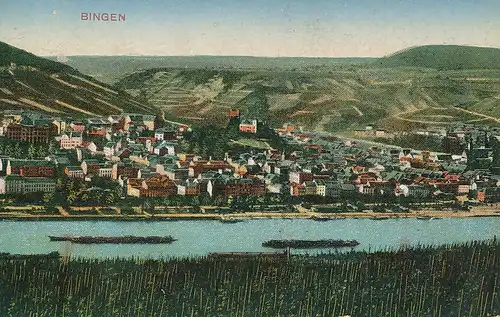 Bingen am Rhein Panorama gl1933 132.411