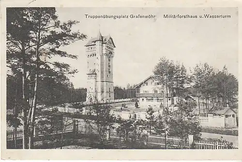 Grafenwöhr Truppenübungsplatz Wasserturm gl1913 C1942