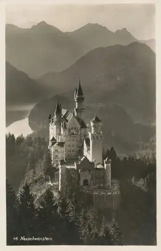 Schloss Neuschwanstein mit Alpsee ngl 136.191