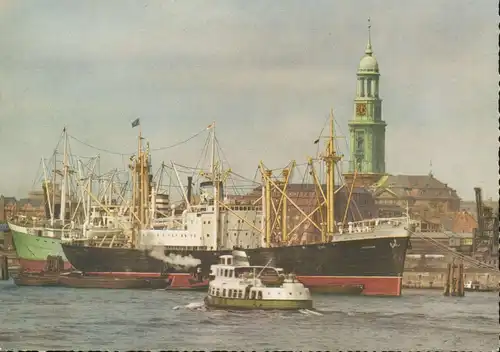 Hamburg - Hafen und Michel ngl 135.728