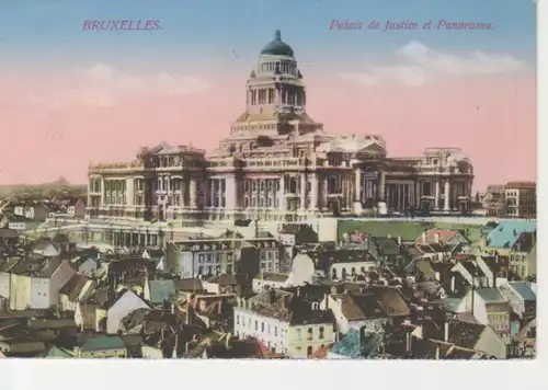 Brüssel Justizpalast und Panorama feldpgl1915 203.680