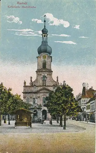 Rastatt katholische Stadtkirche ngl 133.706