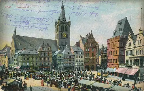 Trier Hauptmarkt gl1911 134.196