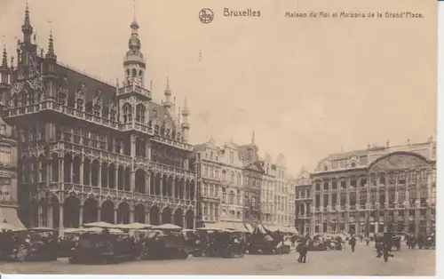 Brüssel Gemeindehaus Großer Platz feldpgl1917 203.741