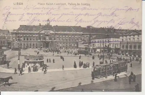 Liége Platz und Justizpalast feldpgl1914 203.873