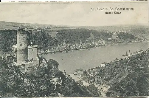 St. Goar und St. Goarshausen Panorama ngl 133.902