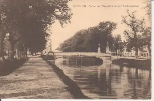 München Partie am Nymphenburger Schlosskanal gl1934 212.303