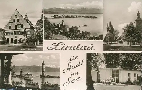 Lindau i.B. Teilansichten gl1956 135.086