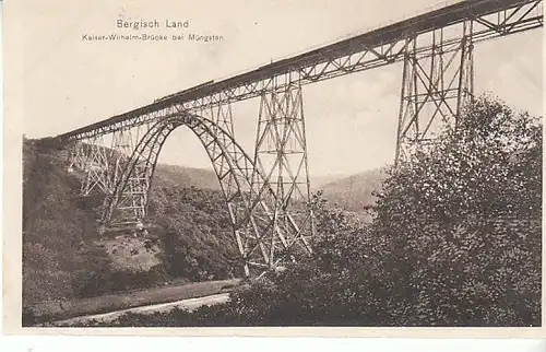 Berg.Land Müngsten Kaiser-Wilhelm-Brücke ngl C2059