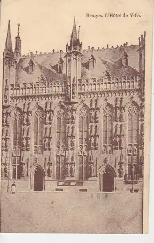 Brügge Rathaus feldpglca.1915 203.781