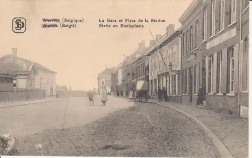 Warwik Bahnhof und Platz feldpgl1916 204.033