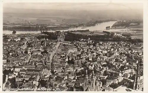 Speyer am Rhein Flugzeugaufnahme gl1938 C5541