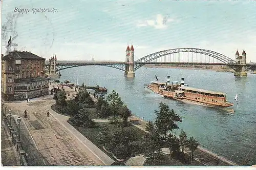 Bonn a.Rh. Rheinbrücke gl1907 C2086