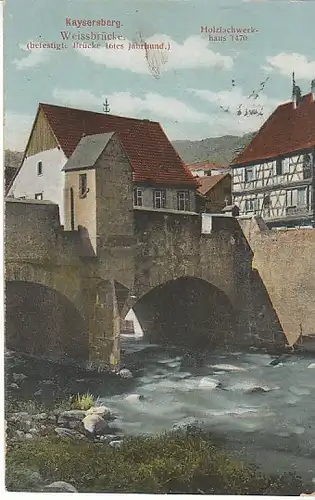 Kaysersberg Weissbrücke feldpgl1916 C2327