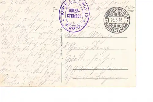 Kaysersberg Weissbrücke feldpgl1916 C2327