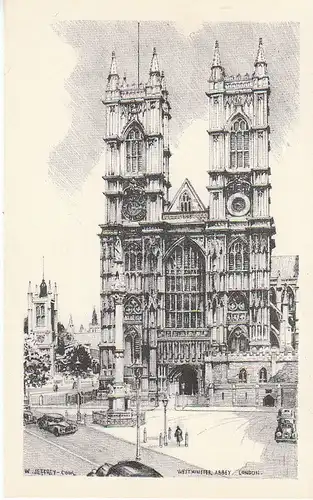 W.JEFFREY London Westminster Abbey ngl C5719