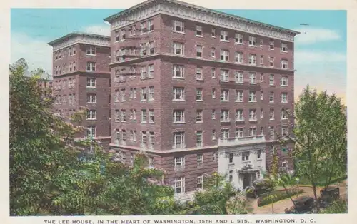 Washington, D.C. The Lee House gl1931 204.190