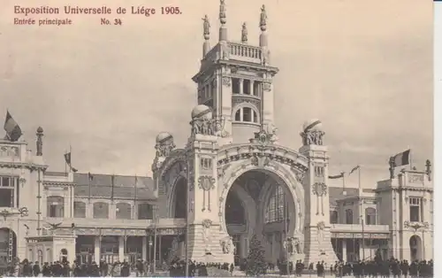 Liége Ausstellung 1905 Eingang ngl 203.859