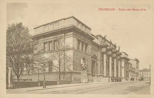 Bruxelles Palais des Beaux-Arts feldpgl1916 136.487