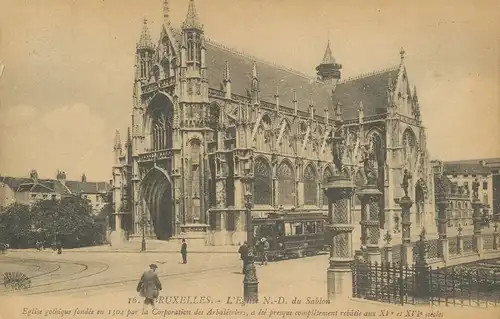 Bruxelles L'Eglise N.-D. du Sablon gl1924 136.497