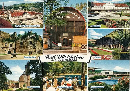 Bad Dürkheim Teilansichten gl1972 134.296