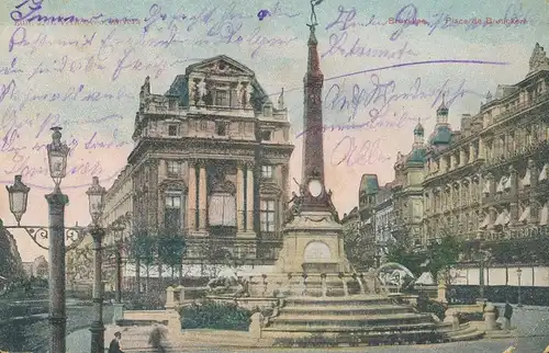 Bruxelles Place de Brouckère feldpgl1914 136.515