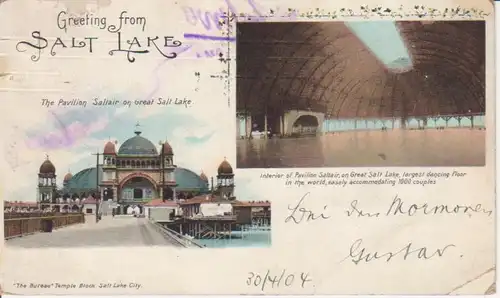 Great Salt Lake The Pavilion Saltair gl1904 204.345