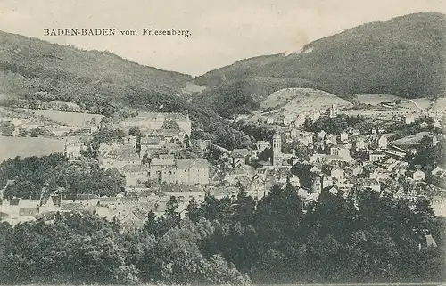 Baden-Baden Blick vom Friesenberg gl1909 133.764