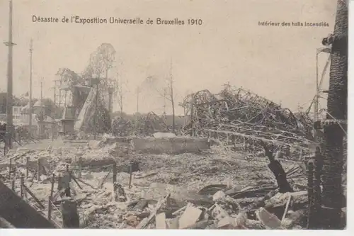Brüssel Ausstellung 1910 Zerstörung gl1910 203.715