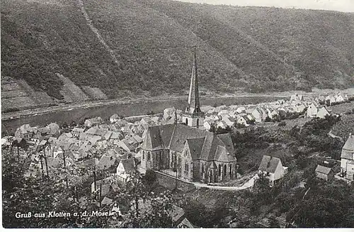 Gruß aus Klotten a.d.Mosel Kirche ngl C2039