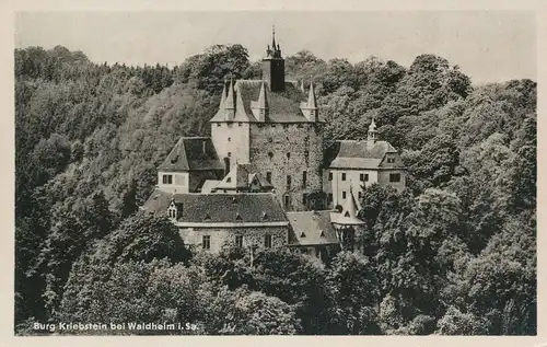Burg Kriebstein bei Waldheim in Sachsen ngl 136.005