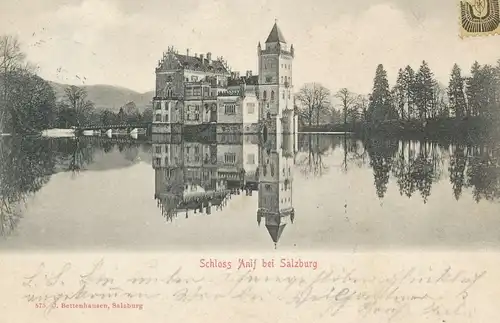 Wasserschloss Anif bei Salzburg gl1903 136.028