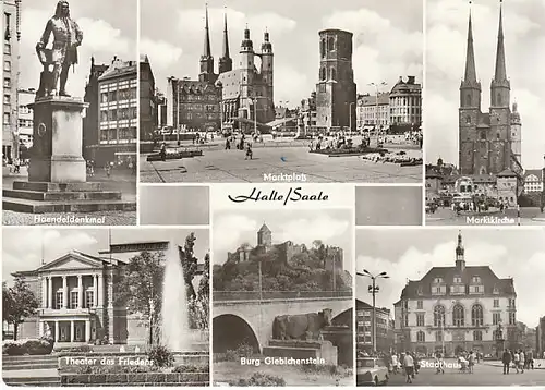 Halle a.d.Saale Mehrbildkarte gl1973? C2617