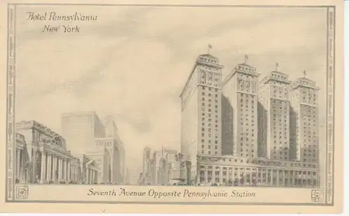 New York Hotel Pennsylvania Seventh Avenue ngl 204.544