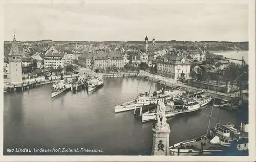 Lindau Lindauer Hof Zollamt Finanzamt gl1928 134.820