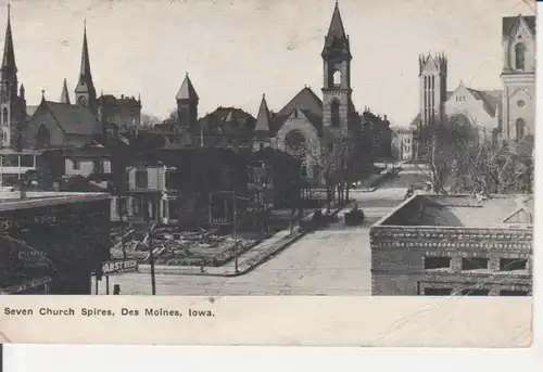 Des Moines, Iowa Seven Church Spires ngl 204.269