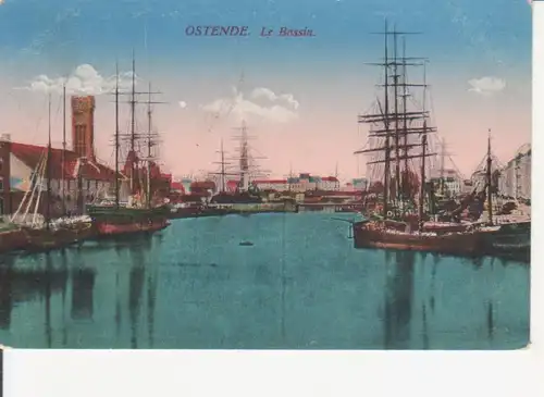 Ostende Le Bassin feldpgl1915 204.001