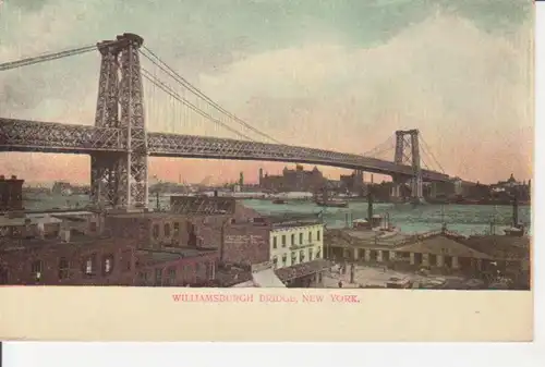 New York Williamsburgh Bridge gl1910 204.322