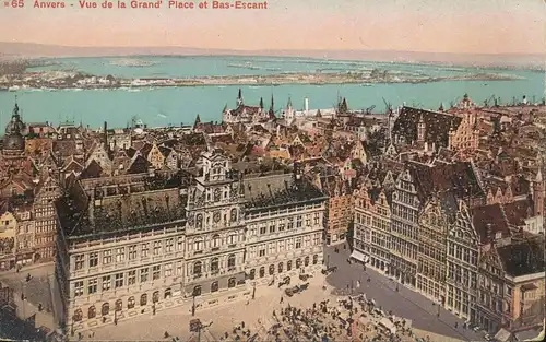 Anvers - Grand Place et Bas-Escant ngl 135.565