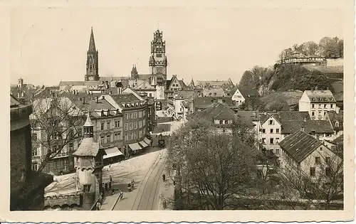 Freiburg Münster und Schwabentor glca.1940 134.354