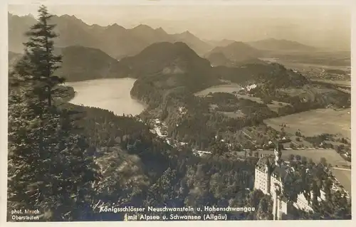 Schloss Neuschwanstein + Hohenschwangau gl1939 136.165