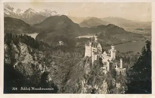 Schloss Neuschwanstein mit Alpsee gl19? 136.197