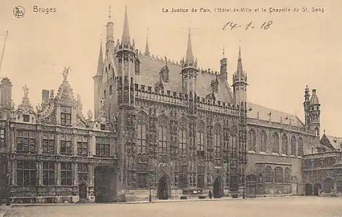 Bruges La Justice de Paix feldpgl1918 C3854